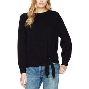 Vince Tie Waist Sweater In Black size XS
